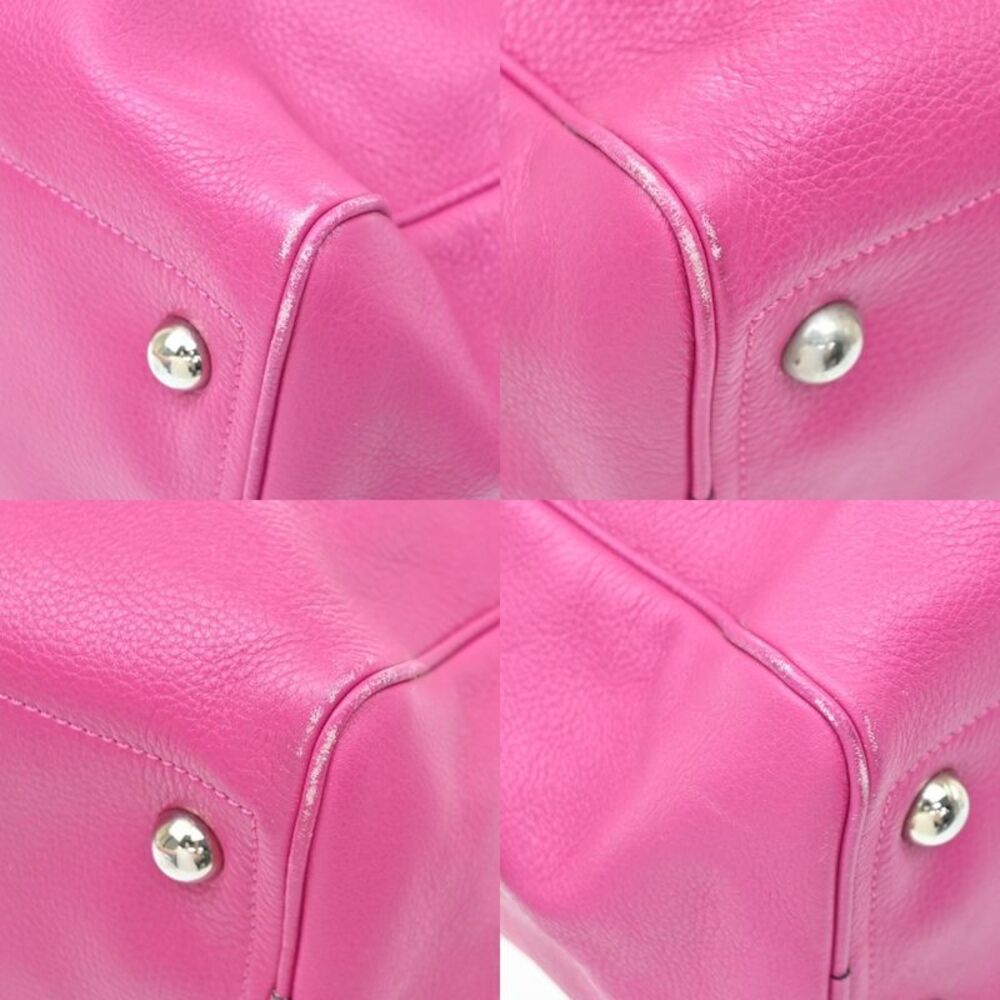 Loewe Heritage Boston Leather Pink Leather Handbag - Picture 9 of 14